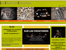 Tablet Screenshot of leschantsdecornemuse.fr